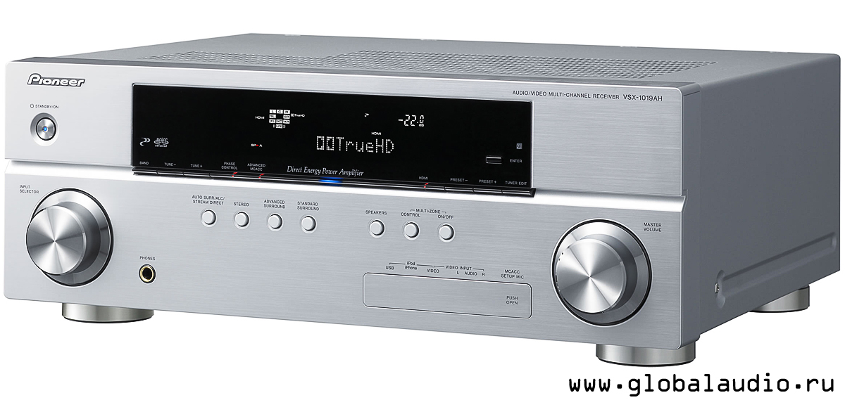 中古】パイオニア ? 【オーク材】 AVマルチチャンネルアンプ VSA-1019AH