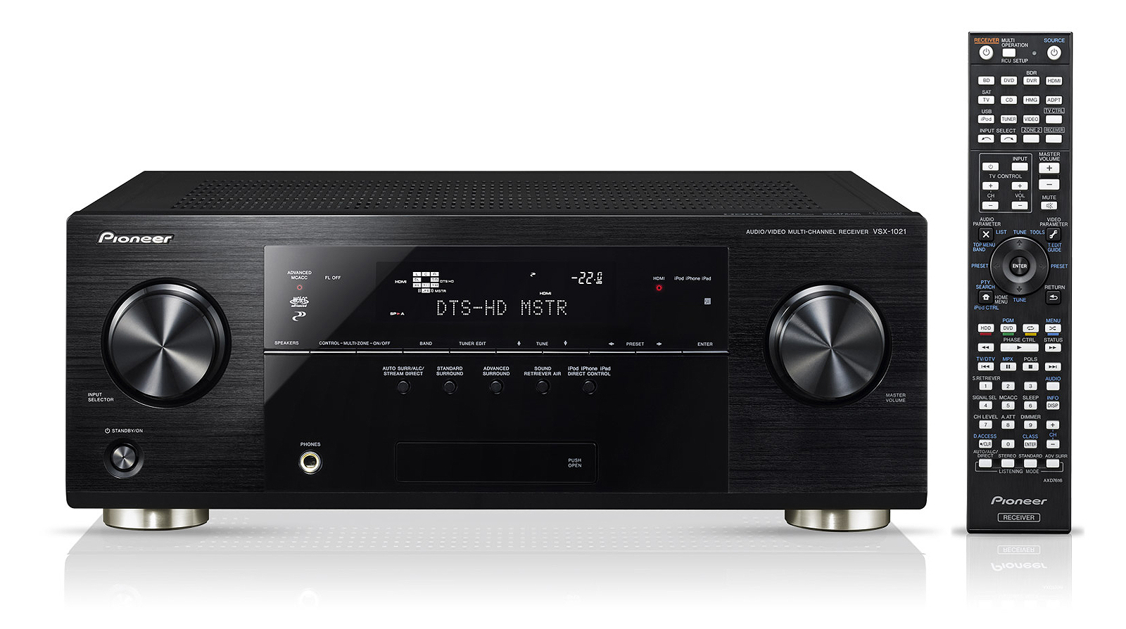 Telecomando Universale Per Pioneer AV VSX-1021, 1022K, 1020K, 1121 – Nero – RF