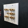 Fosmon 5.1 2 Gang Wall Plate