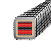 Wireworld Platinum Eclipse 10 кабель в разрезе