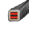 Wireworld Silver Eclipse 10 Кабель в разрезе