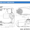 Размеры Sim 2 HT 3000