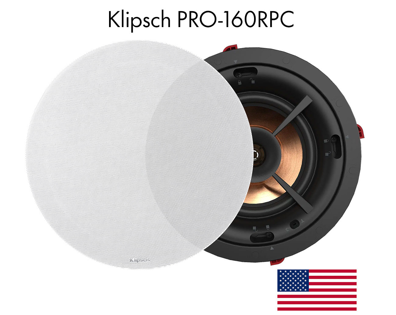 Встраиваемая в потолок акустическая система Klipsch PRO-160RPC