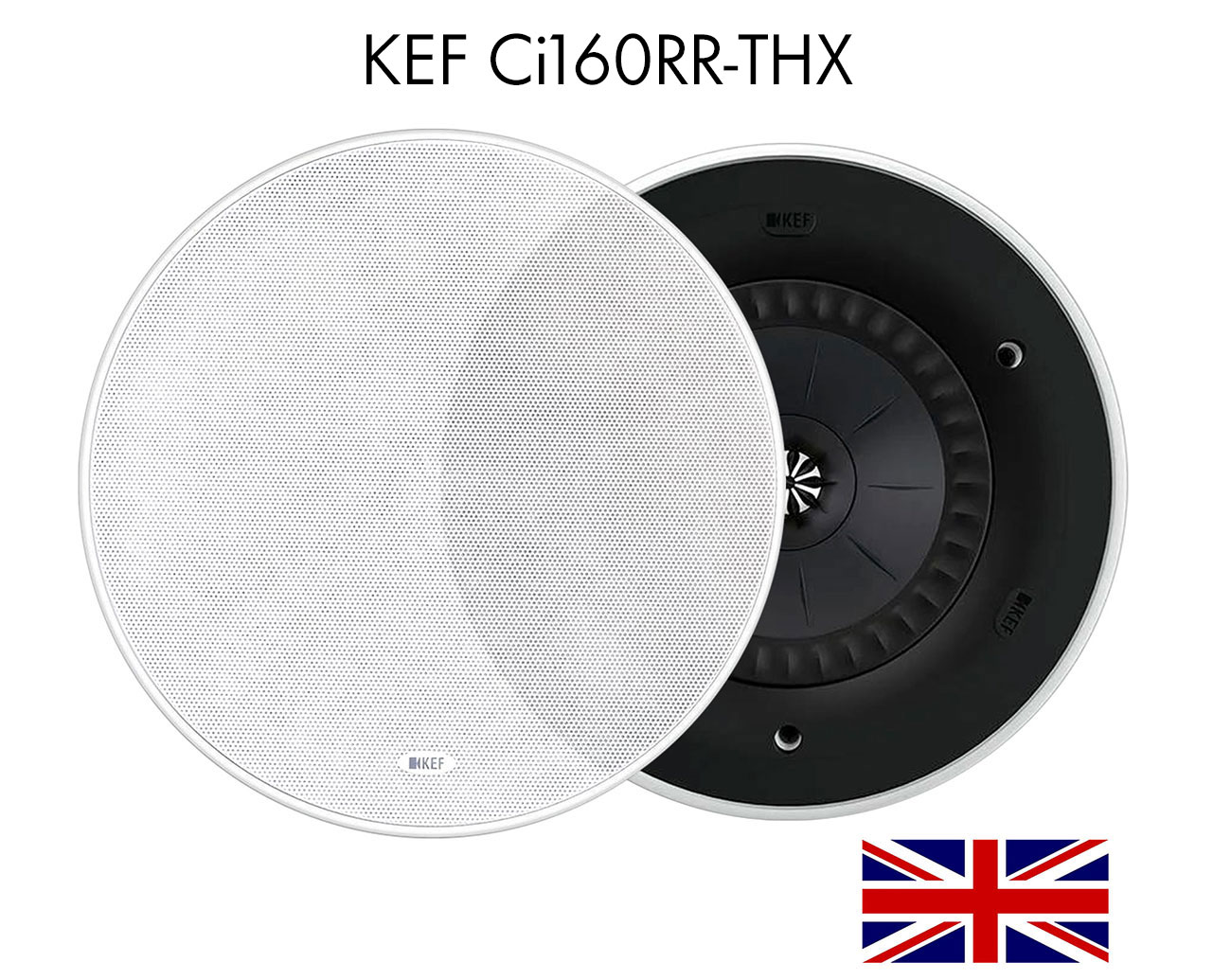 Встраиваемая в потолок акустическая система KEF Ci160RR-THX