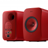 KEF LSX II (Lava Red) под углом