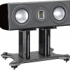 Monitor Audio PLC150 II (Piano Black) на напольной стойке