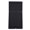 SVS Ultra Evolution Bookshelf Piano Gloss Black Вид спереди с решёткой