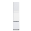 SVS Ultra Evolution Pinnacle Piano Gloss White Вид спереди с решёткой