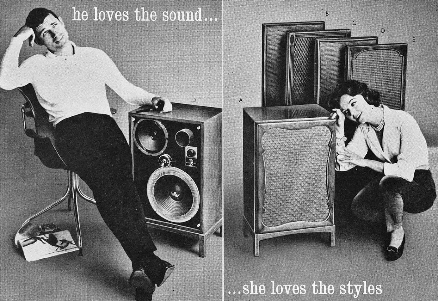 he loves the sound she love the styles