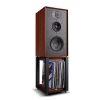 Wharfedale LINTON Stands Mahogany Red С граммпластинками и колонкой