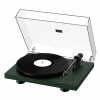 Pro-Ject Debut Carbon EVO (Satin Fir Green) крышка открыта